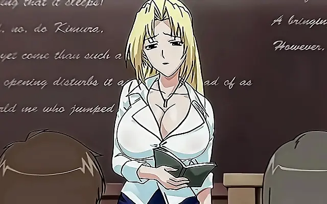 Intense MILF Teacher Caught Masturbating in Class Uncensored