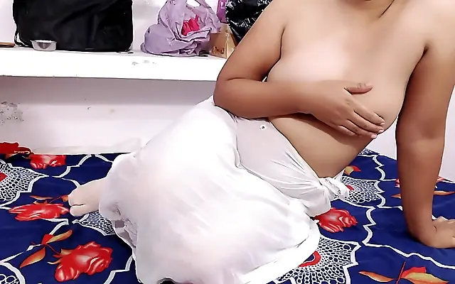 Anal fucked hard in doggystyle by roommate after long wait