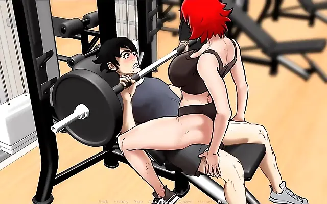 Dominates the bullied student in university gym classes with seductive female professors