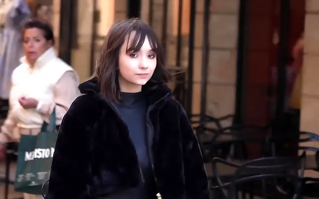French casting with Abby, 20, in deep throat and doggy