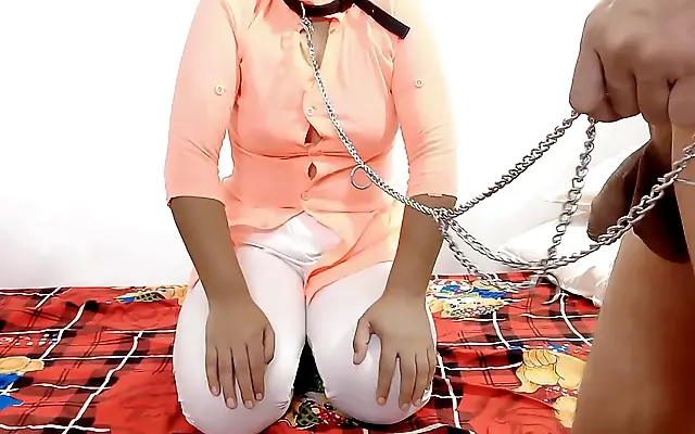Charged passion with tight desi beauty in heated doggy style encounter