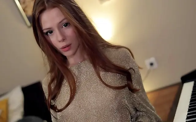 Seduces with Her Perfect Ass and Tight Top