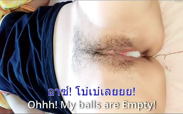 Rides deep for creampie in tight wet pussy creampie action