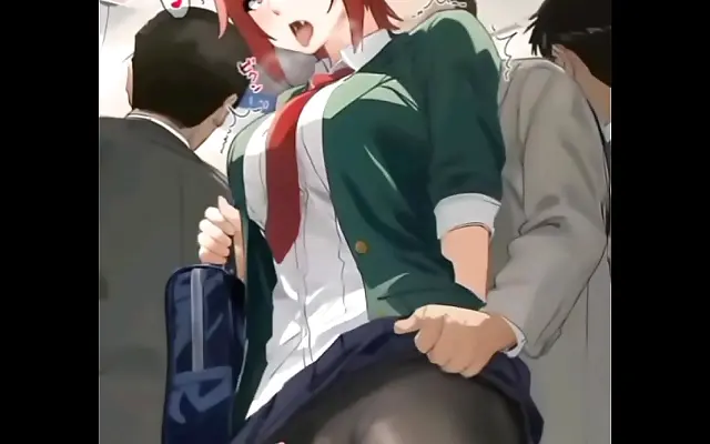 Natural Tits Tanned Skin Tomo Chan Fucks Hard In Public Hentai Action