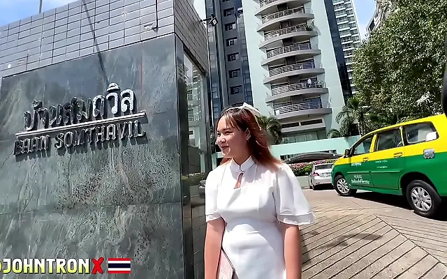 POV Style Chubby Thai Teen LILY Lets Me Creampie Her