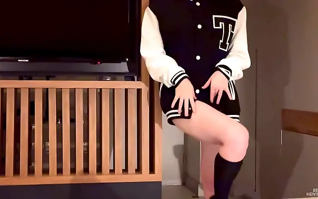Tinder Date Gets Rough With Busty Cheerleader Bella Hentaigirl