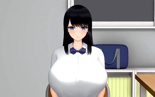 Plump curves dominate every motion in this steamy anime encounter
