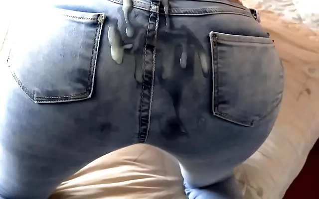 Bathed in thick cumshots as I crave every drop on my curvy body
