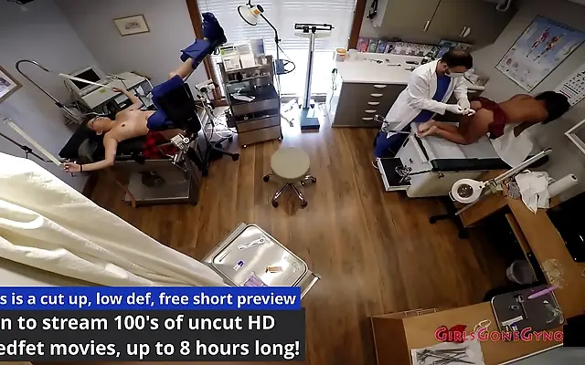 Two Asian Step Sisters Get Intimate Gyno Exam Together While Ami Rogue Watches