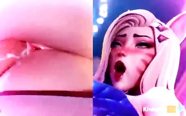 Fucking hard in the penthouse with KDA Ahri pornstar