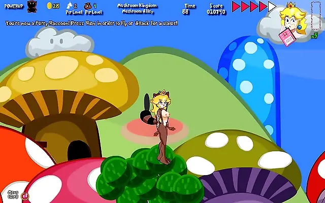 Sucking cock in the Mushroom Kingdom for the very first time