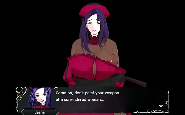 Big-tit innkeeper gives a chained rebel a boobjob and makes him sniff heels