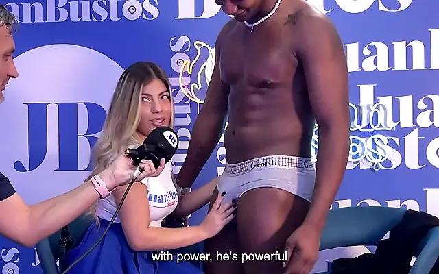 Shaira Psychosex deep throats a BBC outdoors on the podcast