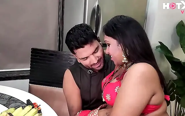 Staircase Seduction Busty Indian Milf Bhabhi fucks Devar Ji rough and wild