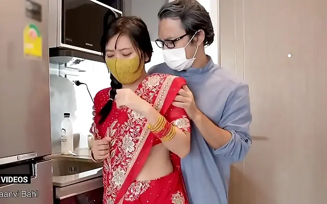 POV Close-up Indian Step-daughter Seducing Step-dad with Big Cock Creampie