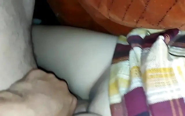 Two people sneak intimate moments in the dead of night